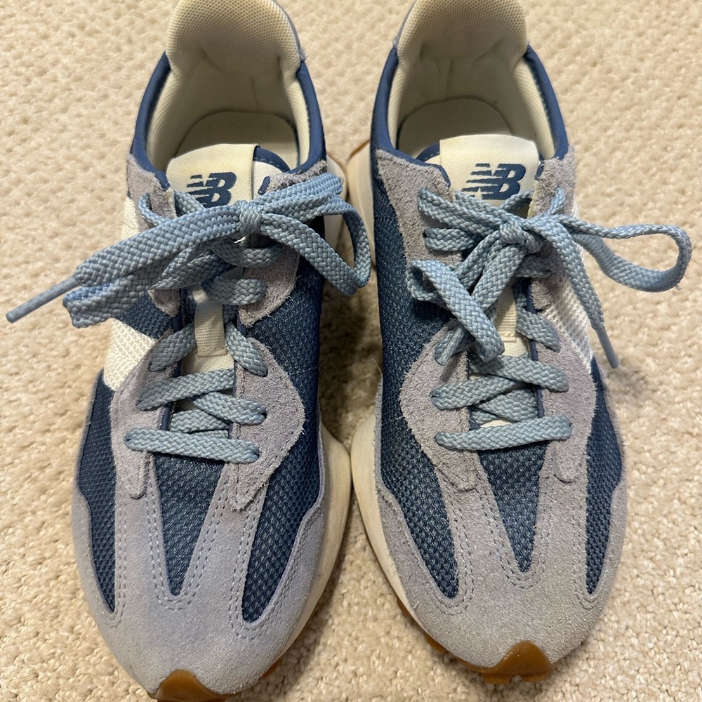 New Balance Navy and Light Gray Athletic Shoes